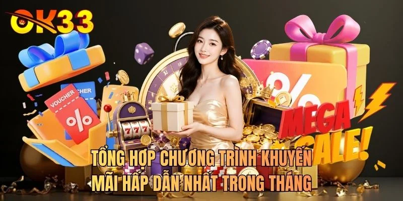 Tổng hợp chương trình khuyến mãi hấp dẫn nhất trong tháng